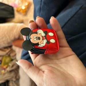 Mickey Mouse Red Mini Coin Purse